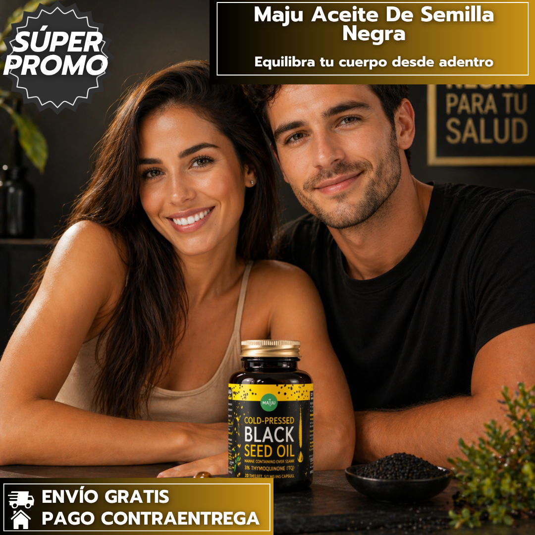 Maju Aceite de Semilla Negra: Equilibra tu cuerpo desde adentro